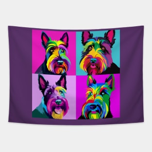 Scottish Terrier Pop Art - Dog Lover Gifts Tapestry