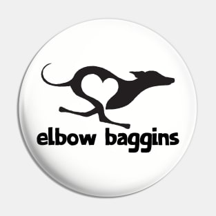 Elbow Baggins greyhound hobbit shirt Pin