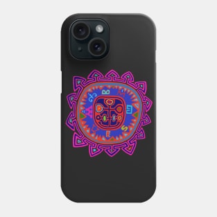 Kuna Indian Compass Mola Phone Case