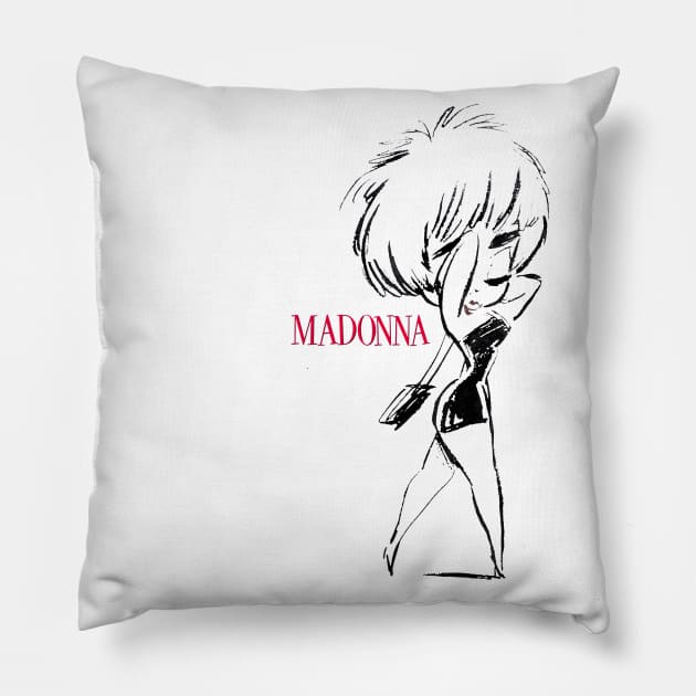 Who's That Girl - 1987 Vintage Pillow by Pop Fan Shop