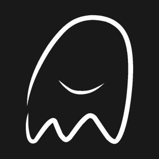 Minimal Ghost Design T-Shirt