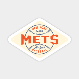 New York Mets Diamond 1 by Buck tee Originals Magnet