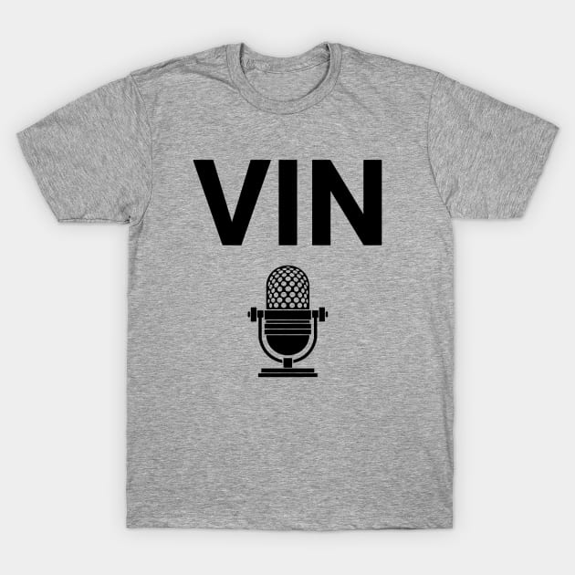 Vin Scully Microphone T Shirt