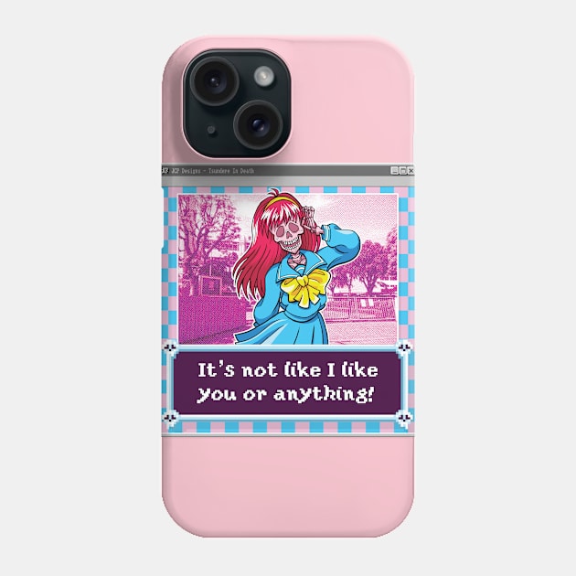 Tsundere in Death Phone Case by JCPDesigns