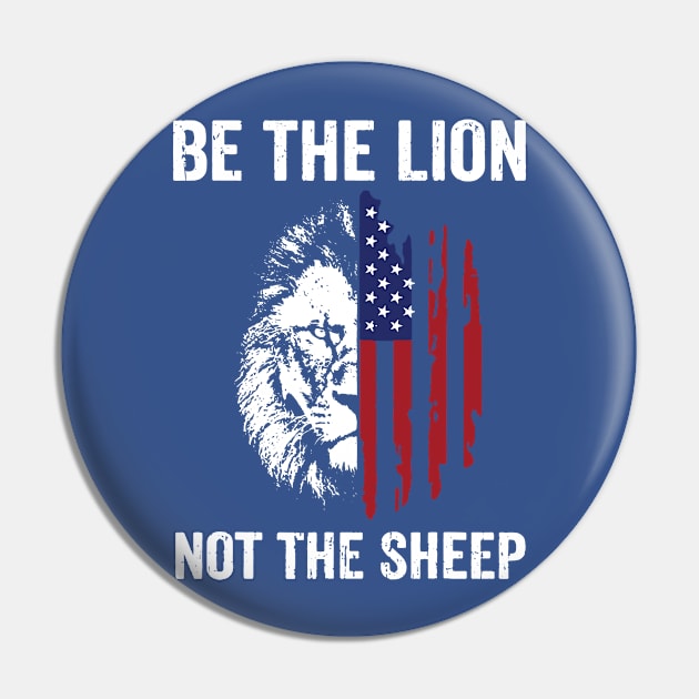 Be The Lion Not The Sheep 1 Pin by thuhao5shop