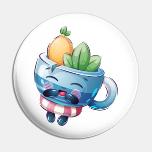 Funny Cup Concept Art Pin