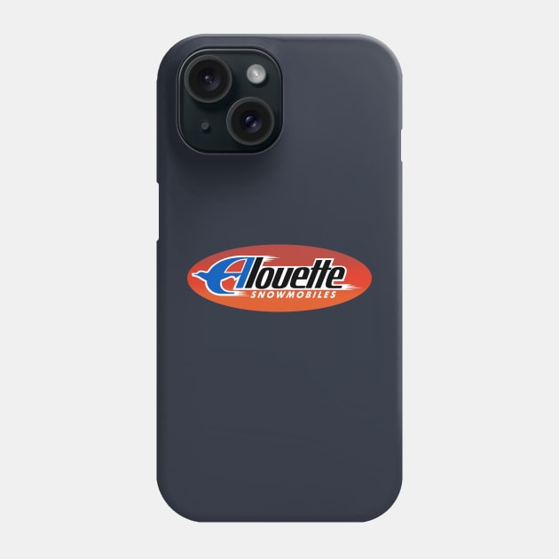 Alouette Snowmobiles Phone Case by Midcenturydave