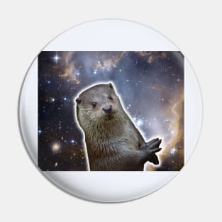 Otter Galaxy Pin