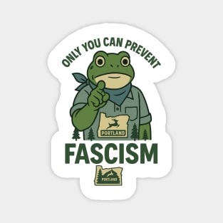 Portland-Frog Magnet