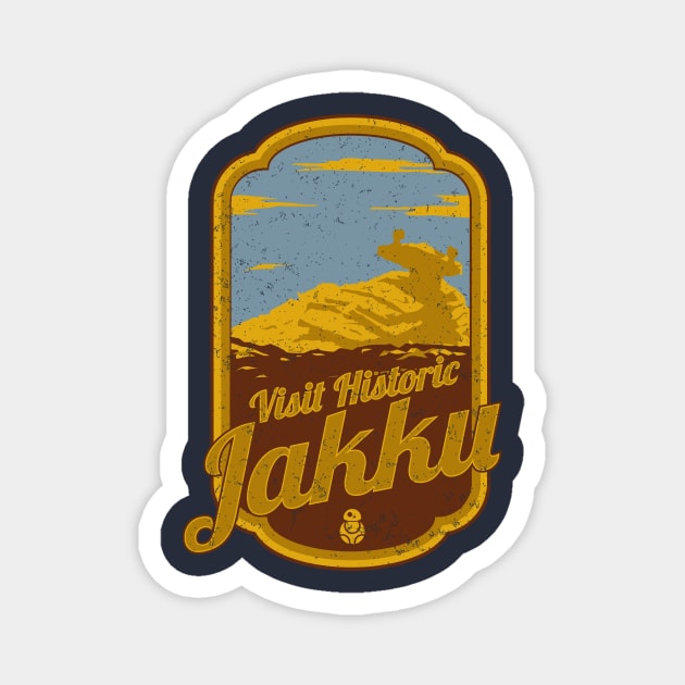 Visit Jakku Magnet by gthomasmcdonald