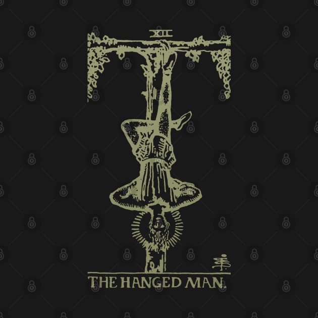 Golden Tarot - The Hanged Man by tetratarot