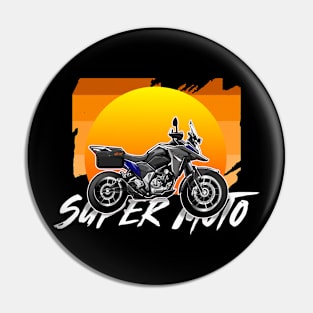 adventure motorbike Pin