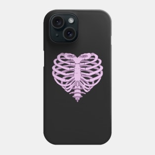 Heart of Bones Skeleton. Phone Case