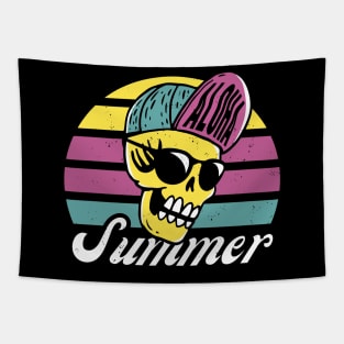 Summer Skull Tapestry