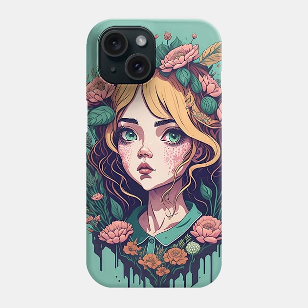 Flower Girl Phone Case by Fanbros_art