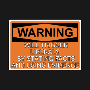 Orange Trigger Warning T-Shirt