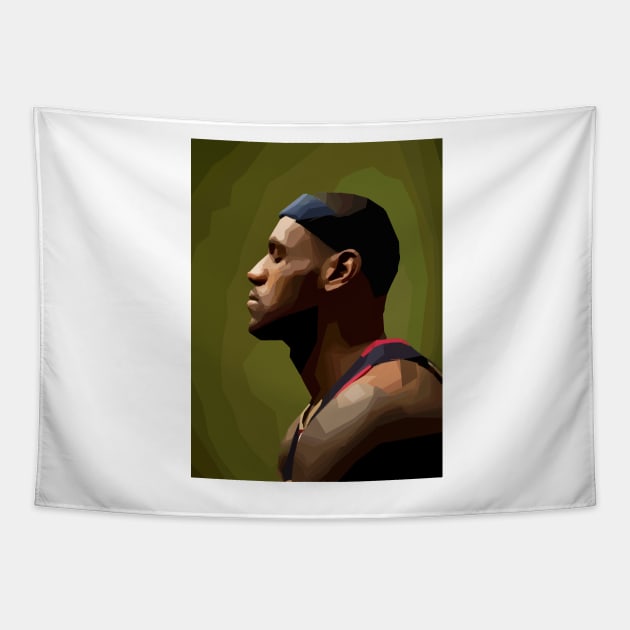 Lebron James Tapestry by Playful Creatives