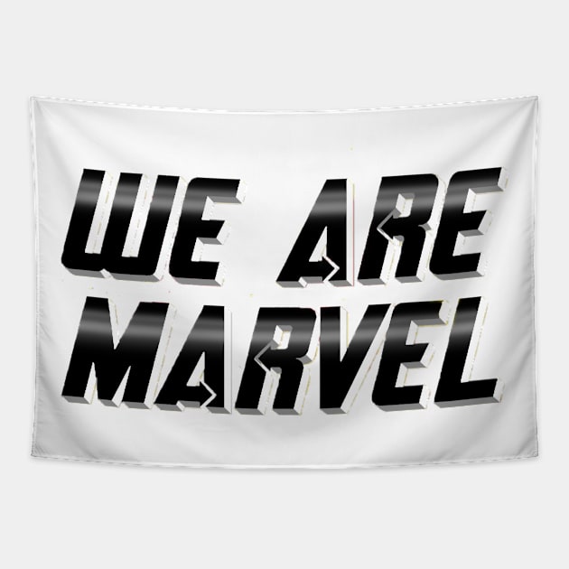 We Are Marvel Pod Stacked Tapestry by We Are Marvel Pod