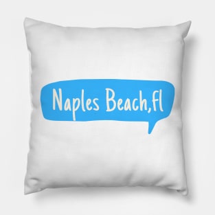 Naples Beach Florida Pillow