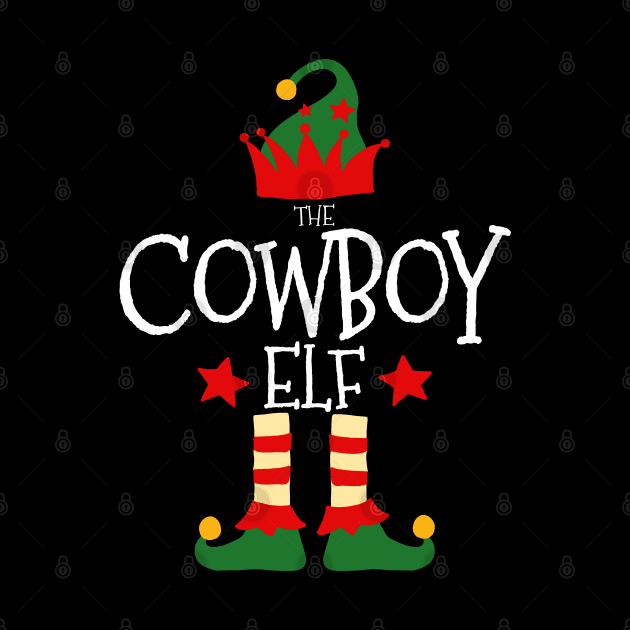 Cow Boy Elf Matching Family Group Christmas Party Pajamas by uglygiftideas