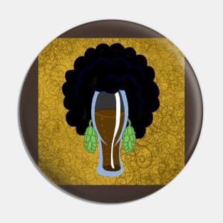 Black Girls Brew Logo Shirt Pin