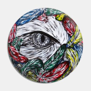 "Eagle's eye" color version Pin