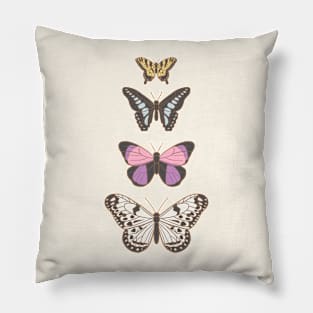 Catching Butterflies 3 Pillow