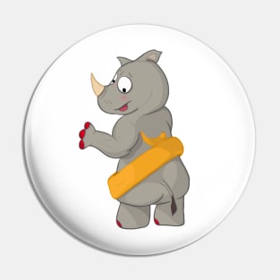 Thiccc Rhino Pin