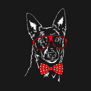 Cute Australian Kelpie dog portrait T-Shirt