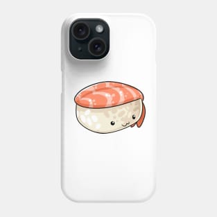 Kawaii food shrimp nigiri Japanese style Phone Case