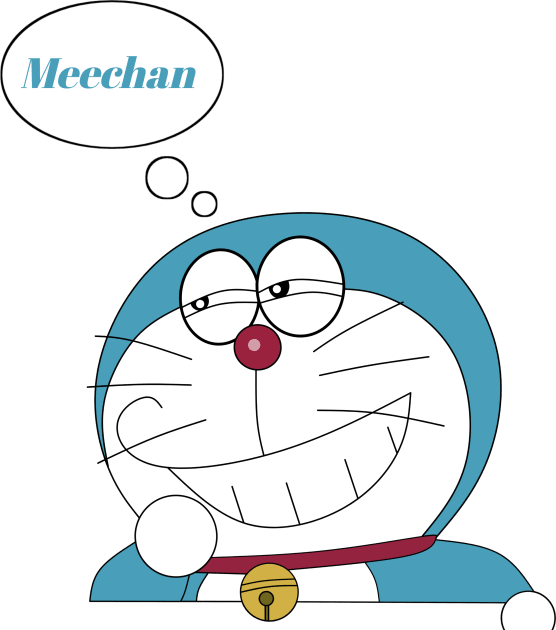 Doraemon Kids T-Shirt by Vectraphix