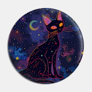 Cosmic Cat Pin