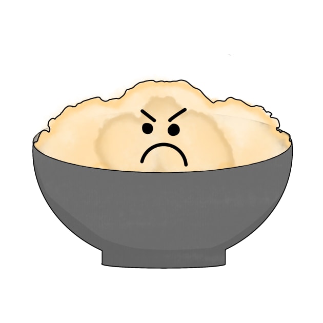 Angry Oatmeal by CipherArt