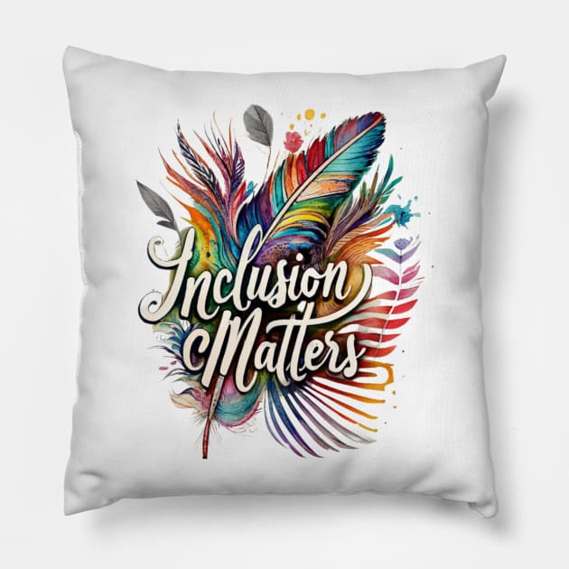 Special Education Autism Awareness Teacher Inclusion Matters Pillow by click2print