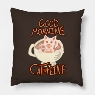 Good Morning Cat•Feine V12 Pillow