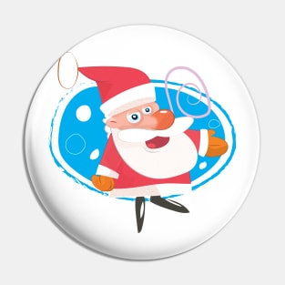 Cute Santa Pin