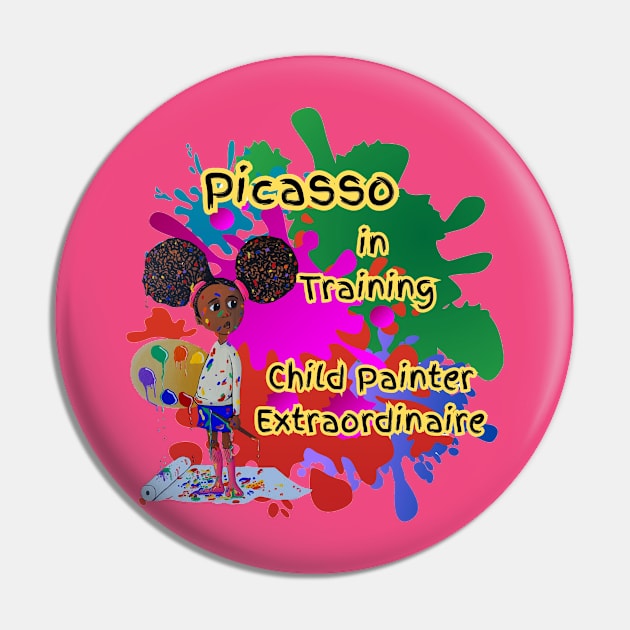Picasso in training Child painter Extraordinaire Pin by Darin Pound