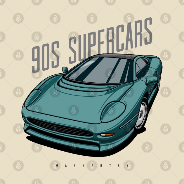 90s supercars - xj220 by Markaryan