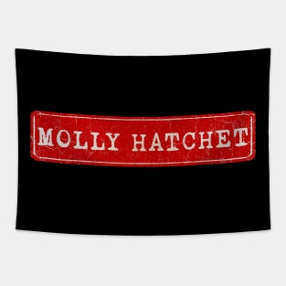 vintage retro plate Molly Hatchet Tapestry