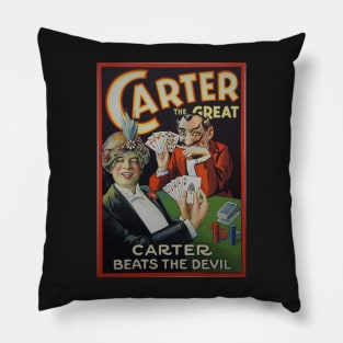 Carter Beats the Devil - Vintage Poster Pillow