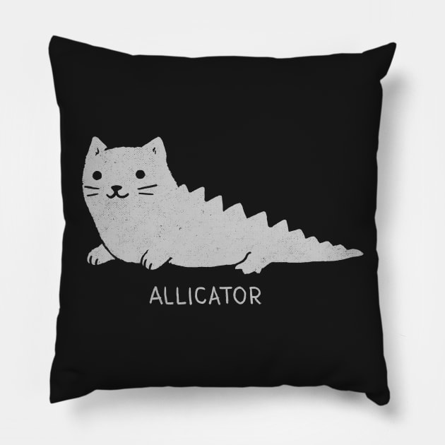 Allicator Pillow by CrumblinCookie