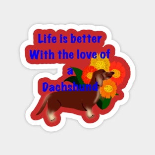 Dachshund Love Magnet