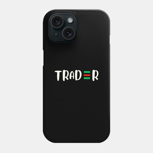 trader Phone Case by Leap Arts