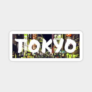 Tokyo City Night View Magnet