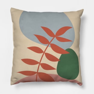 Nordic Scandi - Botanical Leaves Pillow