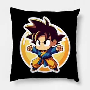 chibi Adventure: Goku and the Glowing Dragon Ball Pillow