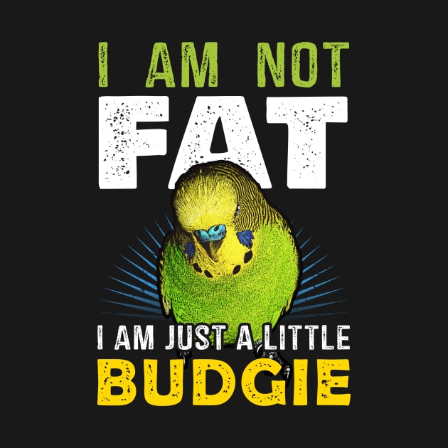 Fat Budgie Funny by BirdNerd