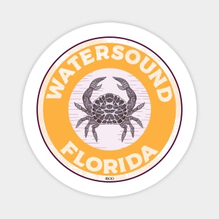 Watersound Florida Crab 30A 30 A Emerald Coast Walton County Magnet