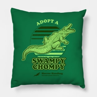 Adopt A Swampy Chompy Pillow