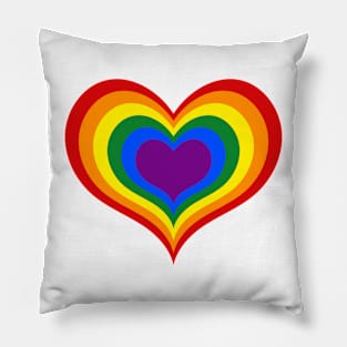 Hart Rainbow Pillow